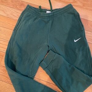 Nike Women Forest Green Joggers